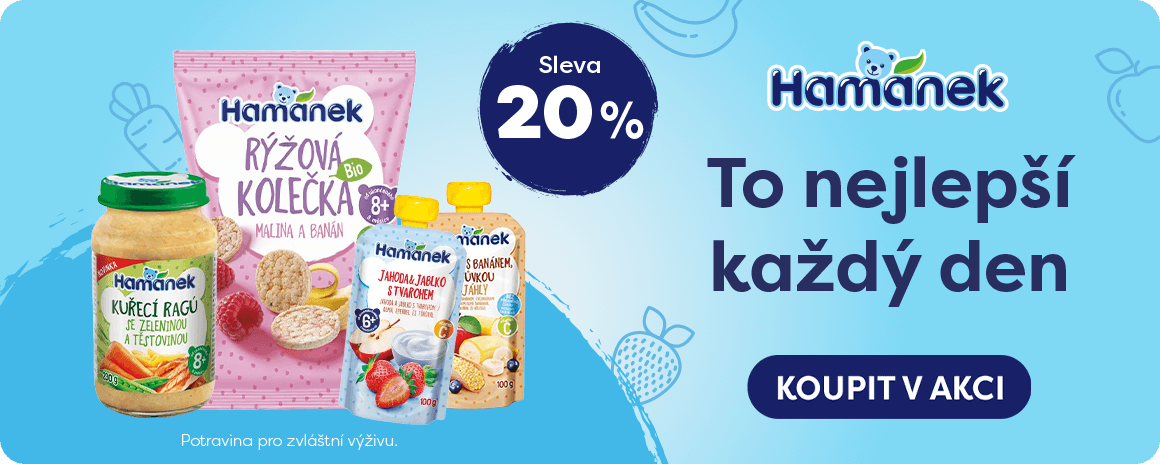 Hamánek nyní výhodněji - sleva 20 %