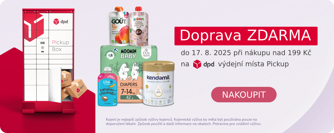Doprava ZDARMA na DPD výdejní místa Pickup