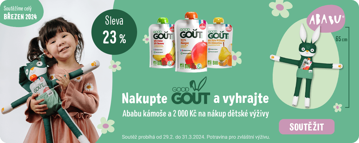 Nakupte příkrmy Good Gout v&nbsp;akci a&nbsp;vyhrajte super ceny