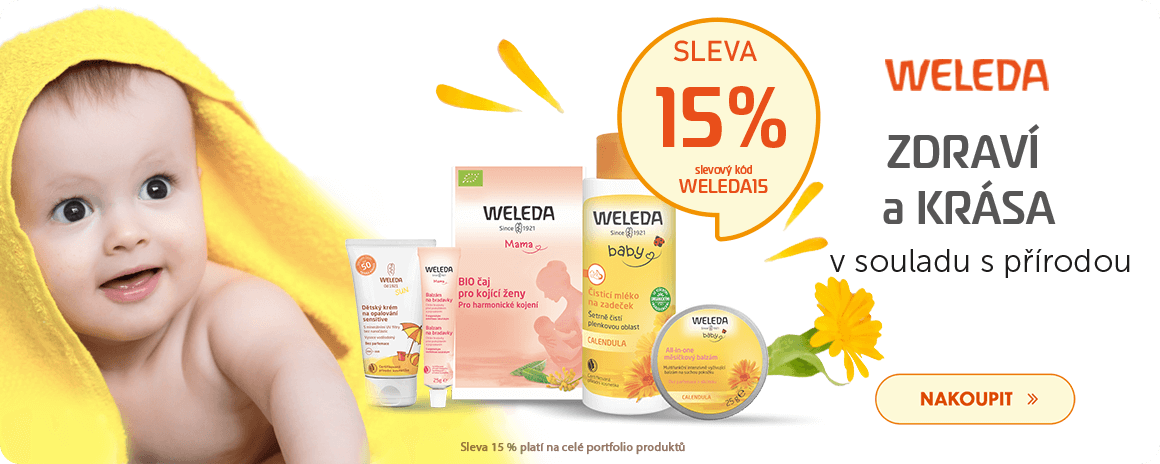 Kosmetika Weleda se slevou 15&nbsp;%