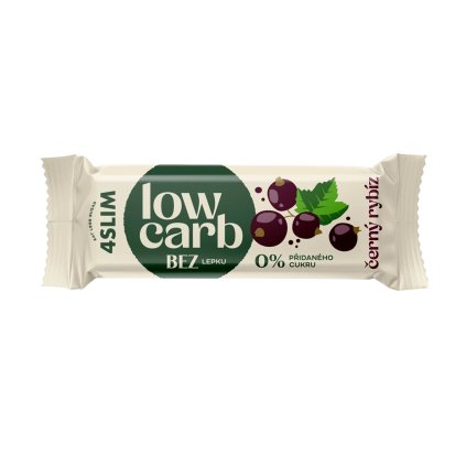 4Slim Tyčinka LOW CARB černý rybíz (35 g)