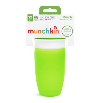 Munchkin Miracle 360° netekoucí hrneček (296 ml), 12 m+, zelený