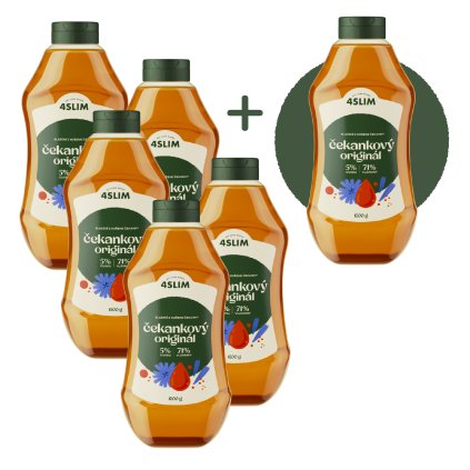 Výhodná sada: 5+1 ZDARMA 4Slim Čekankový originál (1,2 kg)