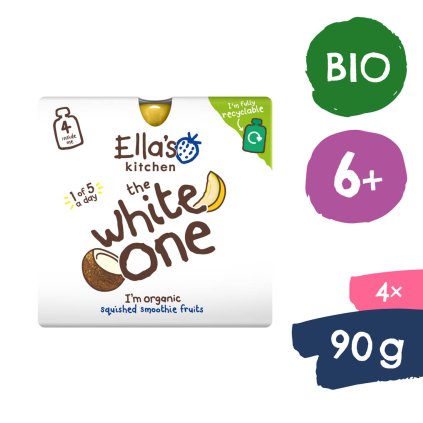 Ella's Kitchen BIO White One Ovocné pyré s melounem (4 × 90 g)