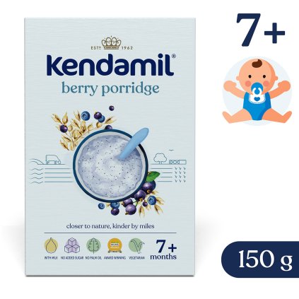 Poškozená krabice - Kendamil Mléčná kaše s lesním ovocem (150 g)
