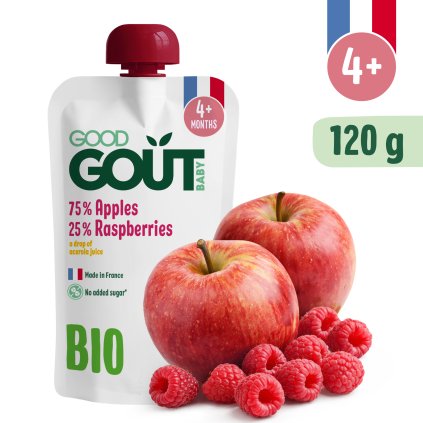 Good Gout BIO Jablko s malinou (120 g)