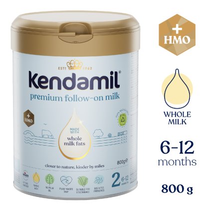 Poškozená plechovka - Kendamil Premium 2 HMO+ (800 g)