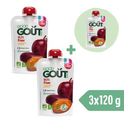 2+1 ZDARMA: Good Gout BIO Švestka (120 g)