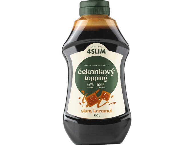 4Slim Čekankový topping slaný karamel (700 g)