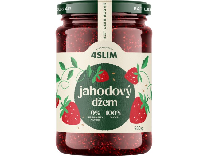 4Slim 100% džem jahodový (280 g)