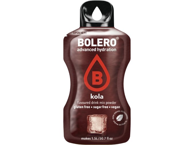 Bolero Instantní nápoj kola (9 g)