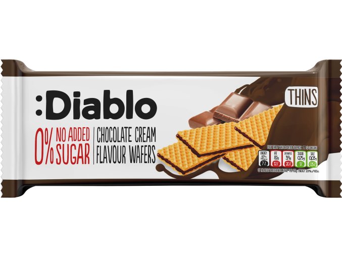 Diablo Chocolate Cream Flavour Wafers