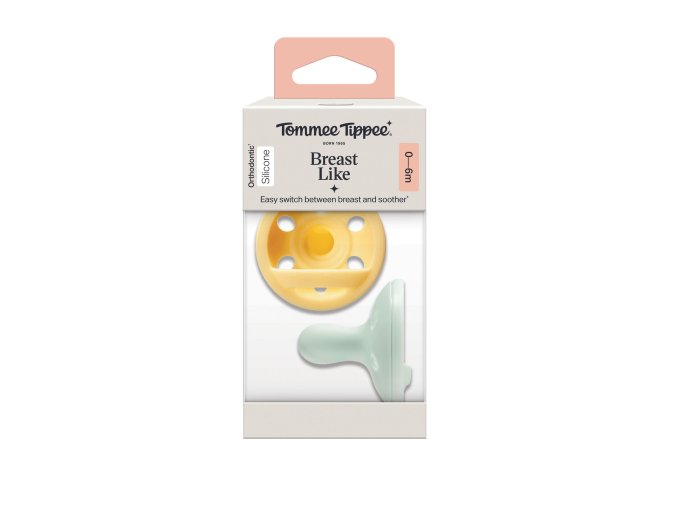 Tommee Tippee CTN Dudlík Breast-like 0-6m, 2 ks