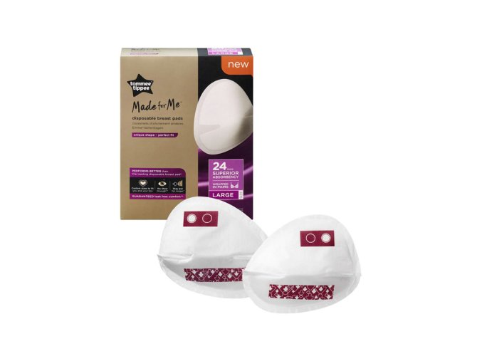 Tommee Tippee Vložky do podprsenky Made for Me 24ks vel. L