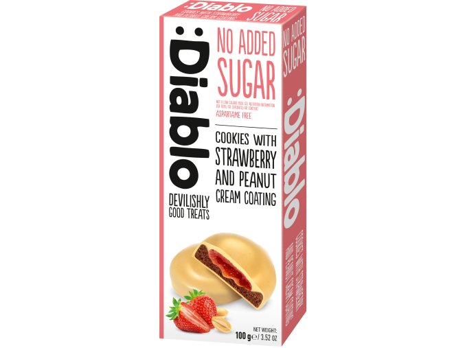Diablo Cookis with Strawberry and peanut