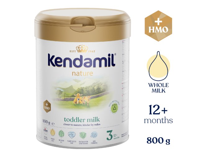 Poškozená plechovka - Kendamil Nature 3 HMO+ (800 g)