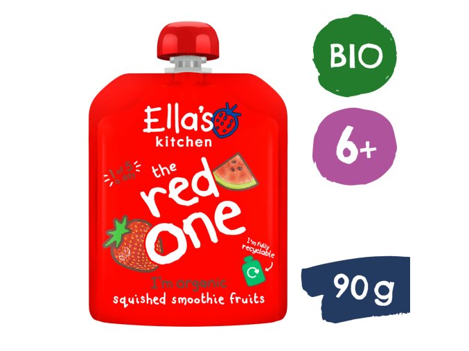 Ella's Kitchen BIO RED ONE ovocné pyré s jahodami (90 g)