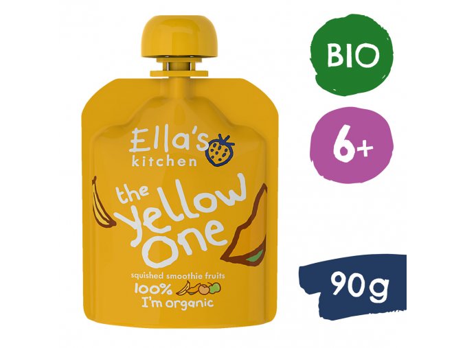 Ella's Kitchen BIO YELLOW ONE ovocné pyré s banánem (90 g)