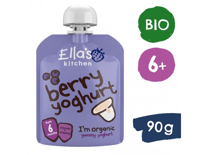 Ella's Kitchen BIO Borůvky s jogurtem (90 g)