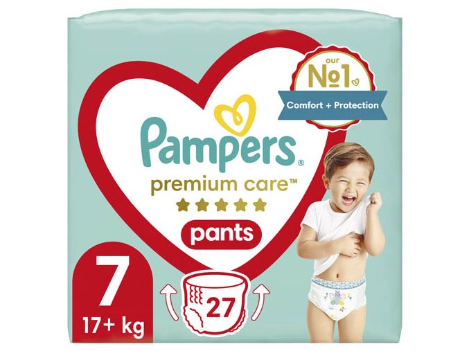 Pampers Premium Care Value Pants Pack Plenkové kalhotky vel. 7 (27 ks)