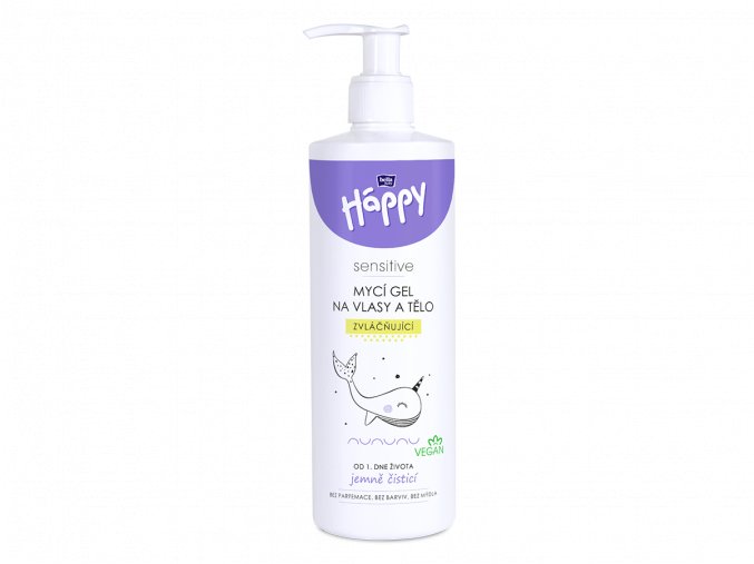 Bella Happy Mycí gel na vlasy a tělo (400 ml)