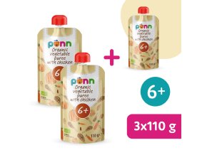 2+1 ZDARMA: SALVEST Põnn BIO Kuřátko se zeleninovým pyré (110 g)