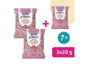 2+1 ZDARMA: SALVEST Põnn BIO Jahodové křupky (20 g)