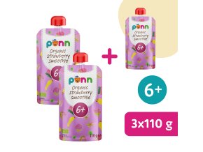2+1 ZDARMA: SALVEST Põnn BIO Ovocné pyré s malinami (110 g)