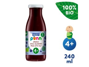 SALVEST Põnn BIO Borůvková šťáva s jablkem a dužinou (240 ml), exp. 20.09.2025