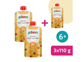 2+1 ZDARMA: SALVEST Põnn BIO Ovocné smoothie s ananasem (110 g)