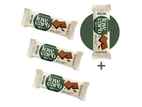 3+1 ZDARMA 4Slim: LOW CARB čokoláda (35 g)