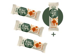 3+1 ZDARMA 4Slim: LOW CARB karamel (35 g)