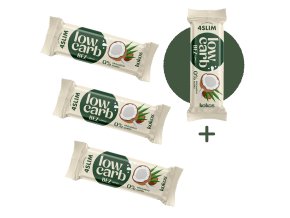 3+1 ZDARMA 4Slim: LOW CARB kokos (35 g)