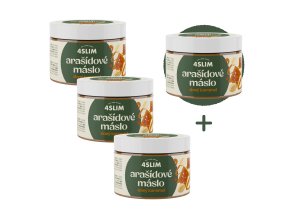 3+1 ZDARMA 4Slim: Arašídové máslo slaný karamel (500 g)