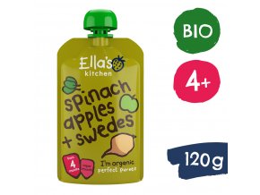 Ella's Kitchen BIO Špenát jablko a tuřín (120 g)
