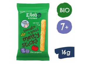 Ella's Kitchen BIO křupavé tyčky s rajčátky a bazalkou (16 g), exp. 28.07.2024