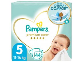 Pampers Premium Care Value Pack Dětské jednorázové pleny vel. 5 (44 ks)