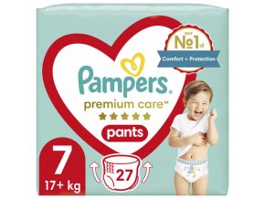 Pampers Premium Care Value Pants Pack Plenkové kalhotky vel. 7 (27 ks)