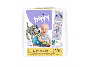 Bella Happy Dětské hygienické podložky 60 × 60 cm (30 ks)