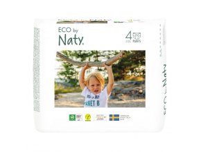 Eco by Naty Maxi 8–15 kg (22 ks), eko plenkové kalhotky