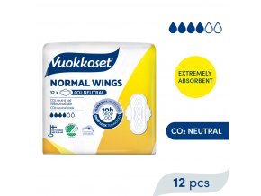 VUOKKOSET Vložky s křidélky Normal Wings (12 ks)