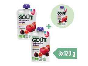 2+1 ZDARMA: Good Gout BIO Jablko a fíky (120 g)