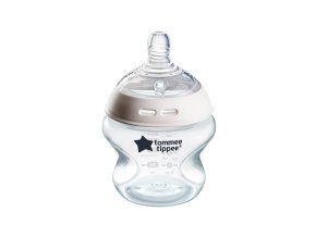 Tommee Tippee Natural Start Samosterilizační Kojenecká Lahev s ANTI-COLIC savičkou Pomalý Průtok 150 ml 0m+