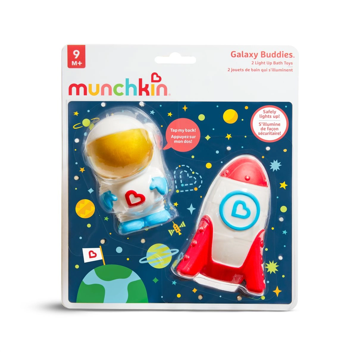 Munchkin Svítící hračka do koupele, vesmír
