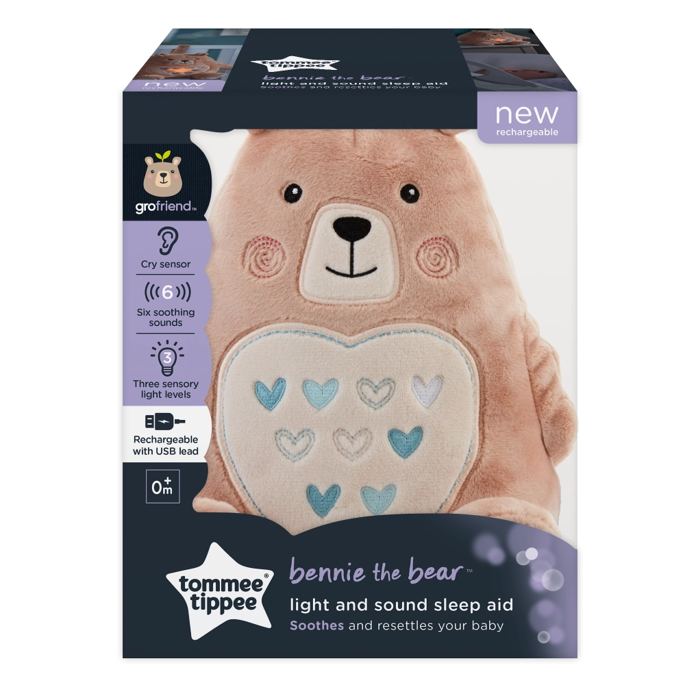 Tommee Tippee Grofriend Noční světlo s hudbou Bennie the Bear