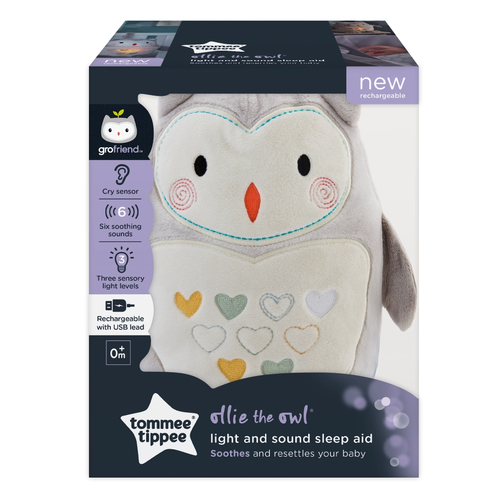 Tommee Tippee Grofriend Noční světlo s hudbou Ollie the Owl