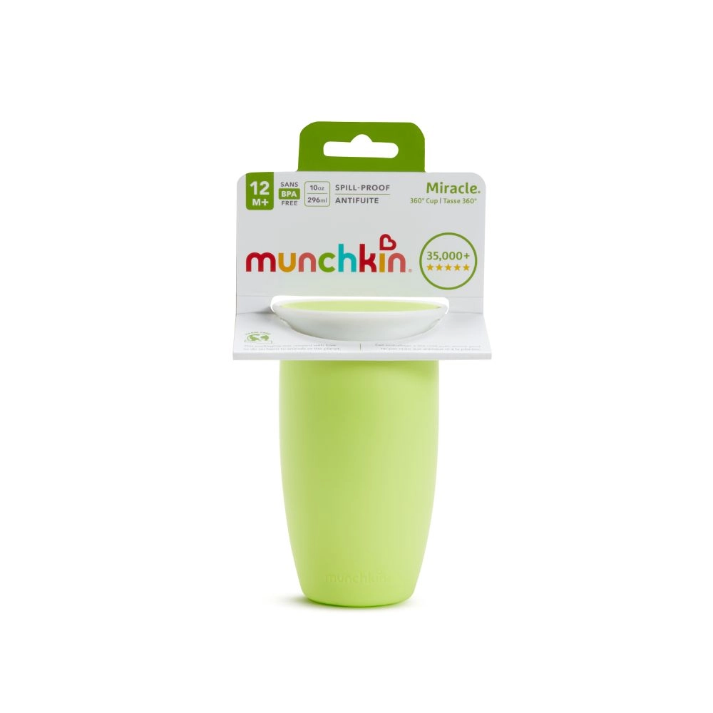 Munchkin Miracle 360° netekoucí hrneček zelený, 12m+ (296 ml)