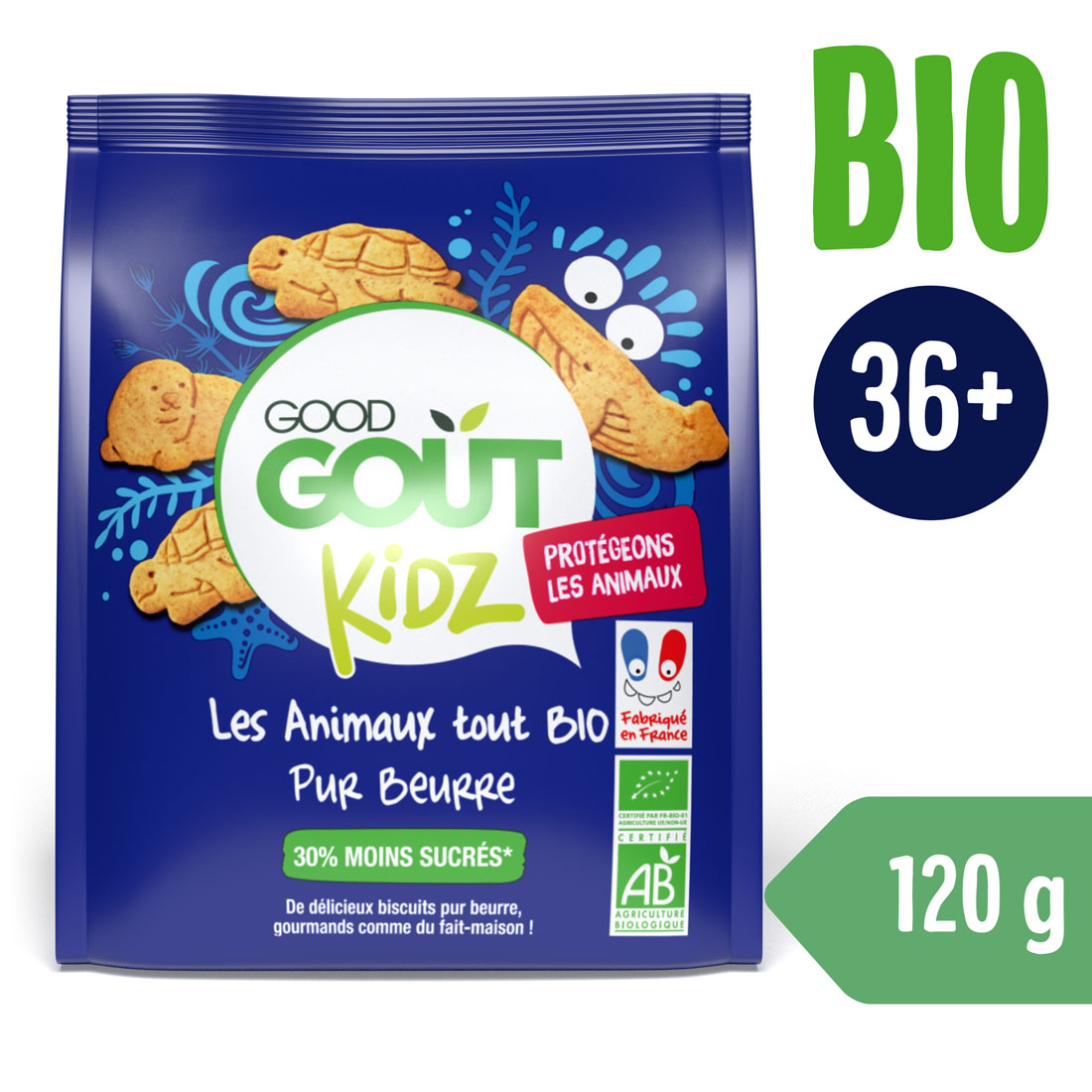 Good Gout BIO Máslová zvířátka (120 g)