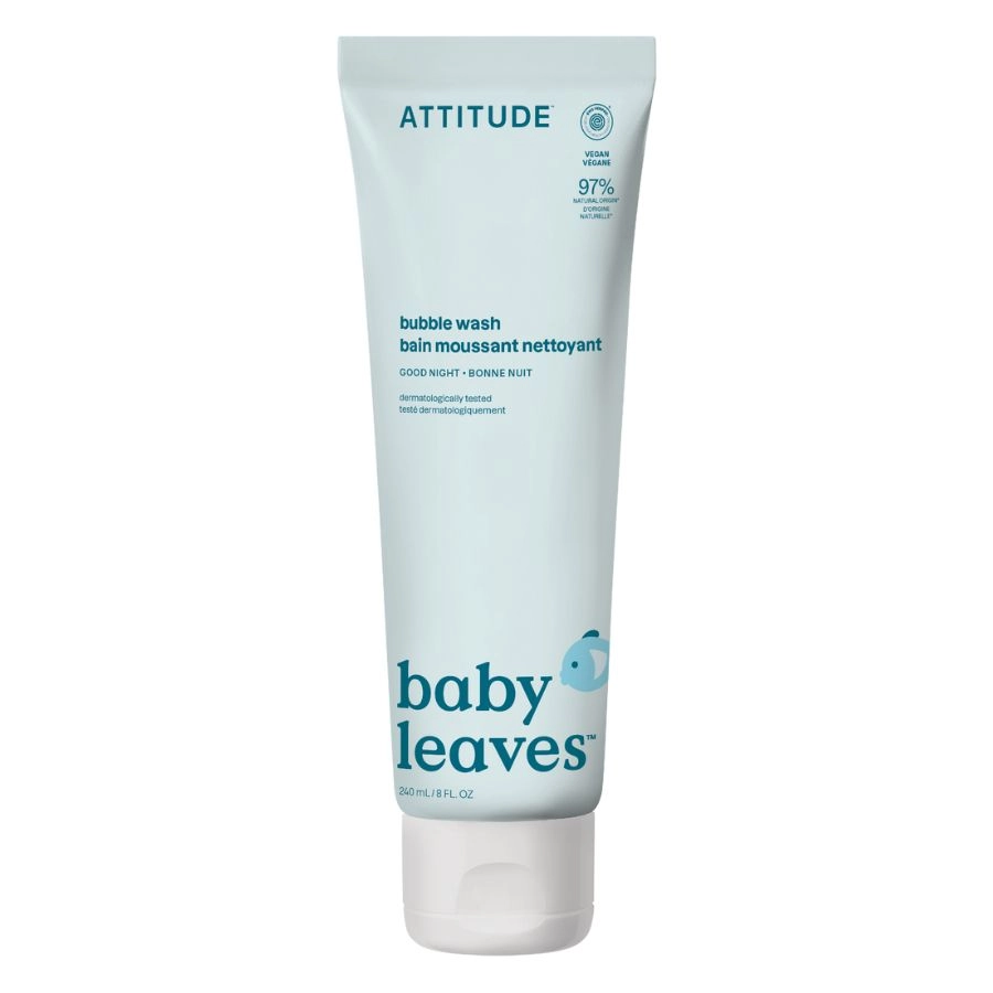 Dětská pěna do koupele ATTITUDE Baby leaves s vůní Good night 240 ml