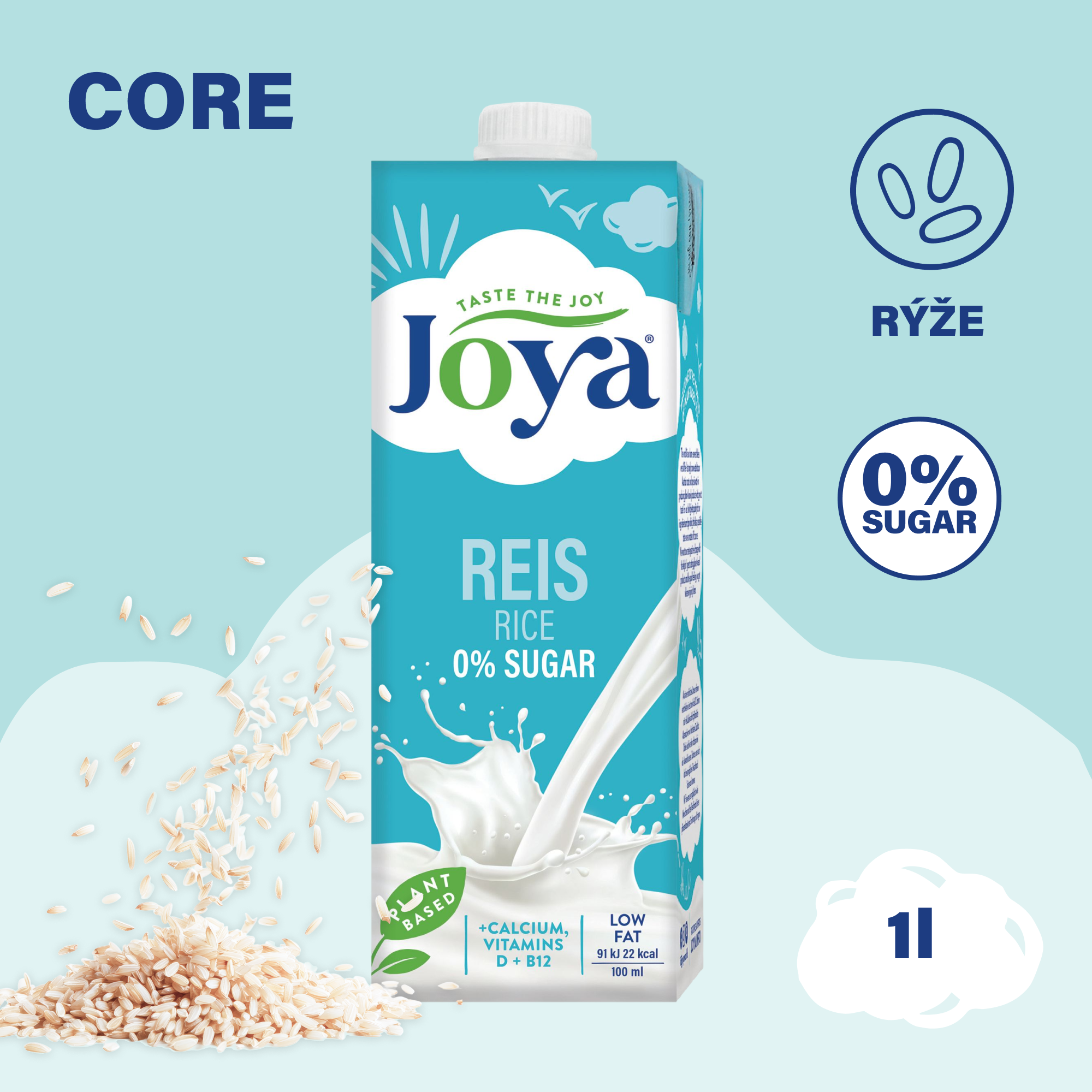 JOYA Rýžový nápoj bez přidaného cukru (1 l)